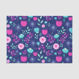 Papel De Seda Fondo con patrón floral lindo