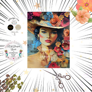 Papel De Seda Fondo con problemas de Dama Sofisticada de Desnudo