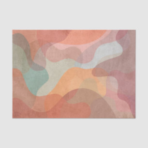 Papel De Seda Fondo de blobs pastel superpuestos abstractos