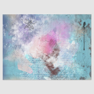 Papel De Seda Fondo de la descomposición abstracta de pinturas