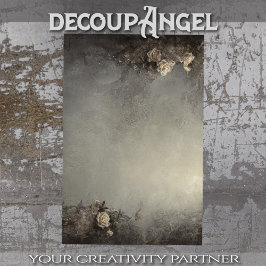 Papel De Seda Fondo de Moda gótica con desenlace de rosas blanca