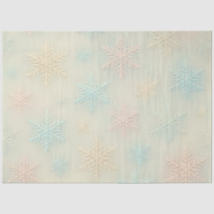Papel De Seda Fondo de Navidad de copo de nieve pastel – Retro s