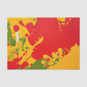 Papel De Seda Fondo de textura abstracta con amarillo rojo negri