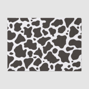 Papel De Seda Fondo del patrón de vaca