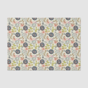 Papel De Seda Fondo floral 2