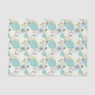 Papel De Seda Fondo floral 5