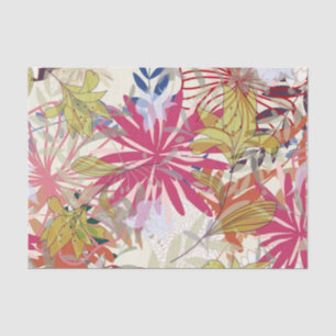 Papel De Seda Fondo floral 6