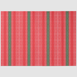 Papel De Seda fondo rayado rojo y verde