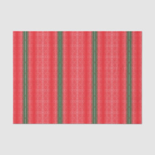 Papel De Seda fondo rayado rojo y verde