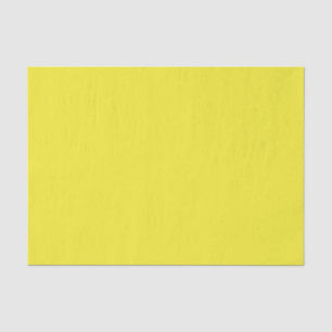Papel De Seda Fondo Sólido Amarillo Vibrante