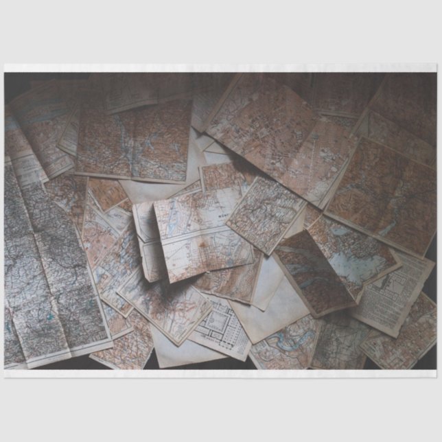 Papel De Seda Fondos de viaje 20x30 Fondo de descodificación (Anverso)