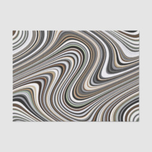 Papel De Seda Formas abstractas de curvas