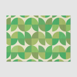 Papel De Seda Formas abstractas modernistas de mediados de siglo