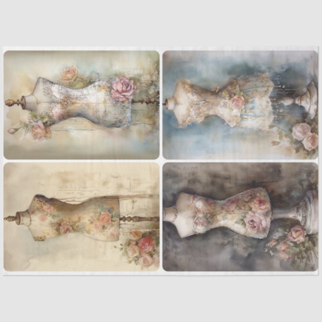 Papel De Seda Formularios de dibujo (Anverso)