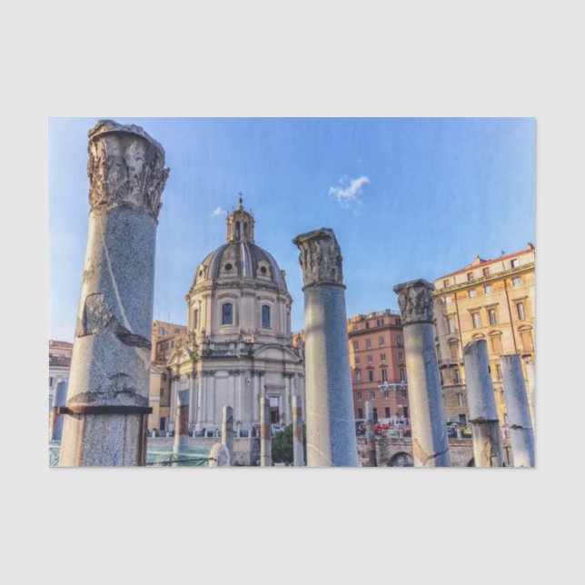Papel De Seda Foro Romanum, Roma, Italia (Anverso)