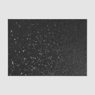 Papel De Seda Foto con brillo de falso bokeh negro