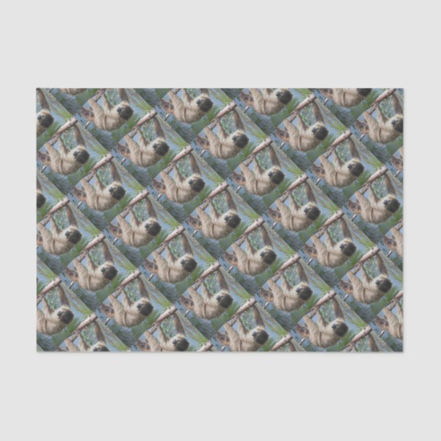 Papel De Seda Foto de la pereza (Anverso)