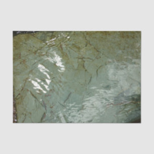 Papel De Seda Foto de naturaleza de roca cubierta de agua