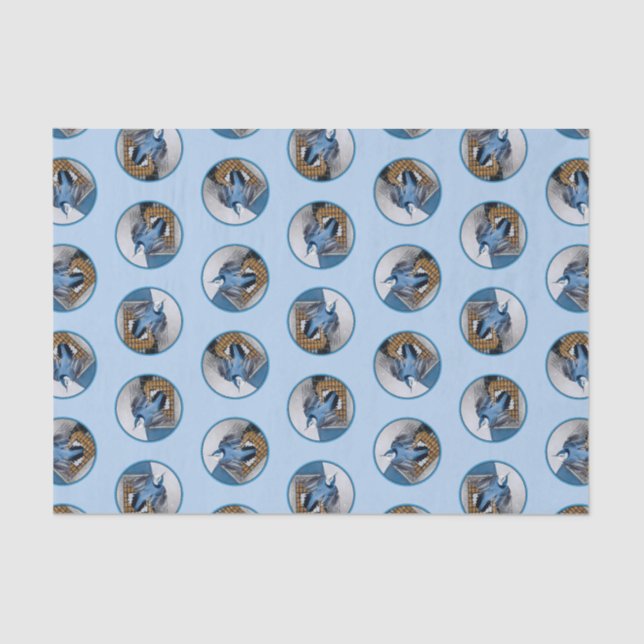 Papel De Seda Foto original de Nuthatch Flying en blanco (Anverso)