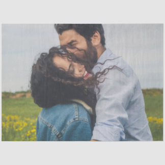 Papel De Seda Foto Pareja Personalizada Personalizada
