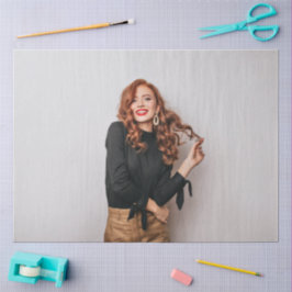 Papel De Seda Fotografía de Fiesta de fotos personalizado Selfie