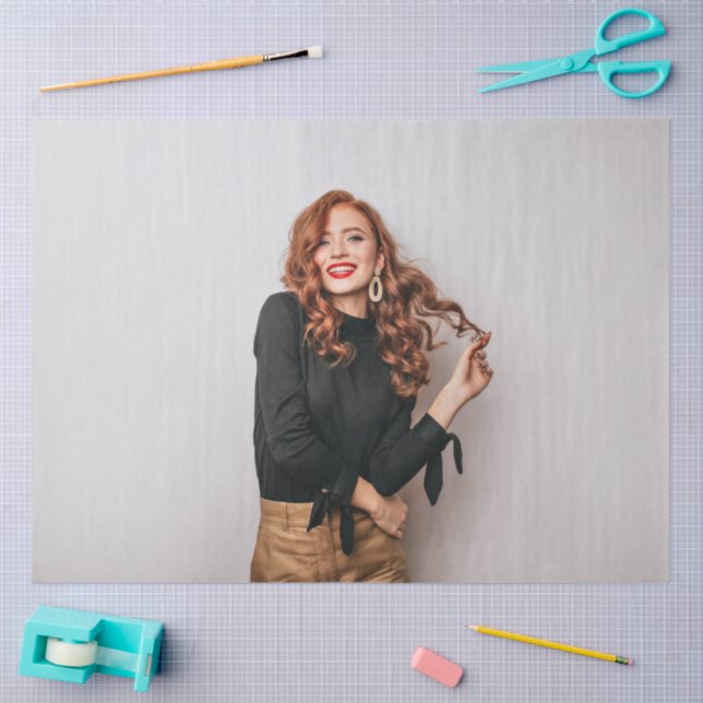 Papel De Seda Fotografía de Fiesta de fotos personalizado Selfie