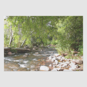 Papel De Seda Fotografía de la naturaleza de Oak Creek II en Sed