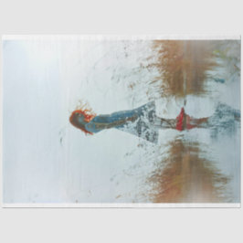 Papel De Seda Fotografía más expuesta Chica destituido