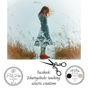 Papel De Seda Fotografía Sobre Expuesta Chica Pelirroja Decoupag