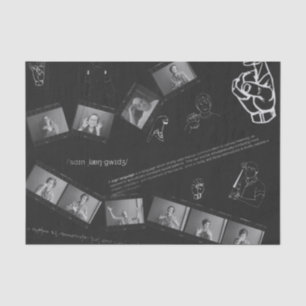 Papel De Seda Fotograma de lenguaje de Rótulo