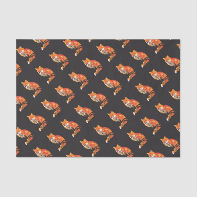 Papel De Seda Fox enrrollado fresco (Anverso)