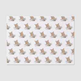 Papel De Seda Fox estacional de Woodland