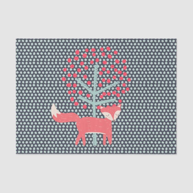 Papel De Seda Fox retro (Anverso)