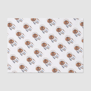 Papel De Seda Fox roja durmiendo en Dreamcatcher
