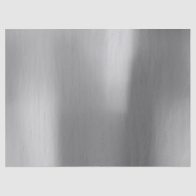 Papel De Seda Fóxier metálico de vidrio de acero grisáceo platea (Anverso)