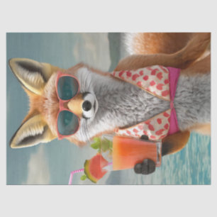 Papel De Seda Foxy Felecia Rockeando un Bikini, Diversión de Ver