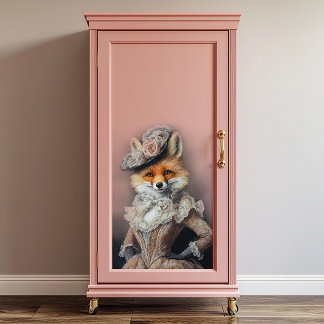 Papel De Seda Foxy Lady Fox Decoupage