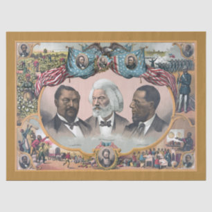Papel De Seda Fr3d3rick Bailey Douglass con negro abolicionista