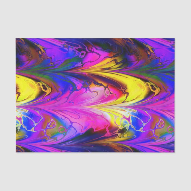 Papel De Seda Fractal 7A de mármol (Anverso)