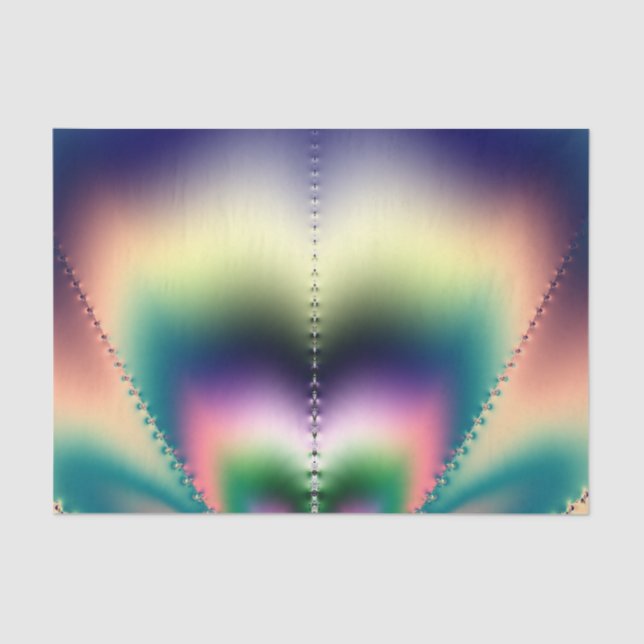 Papel De Seda Fractal del placer del verano (Anverso)