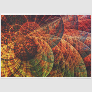 Papel De Seda Fractal Resumen Swirls Naranja Gold 27 Descarga