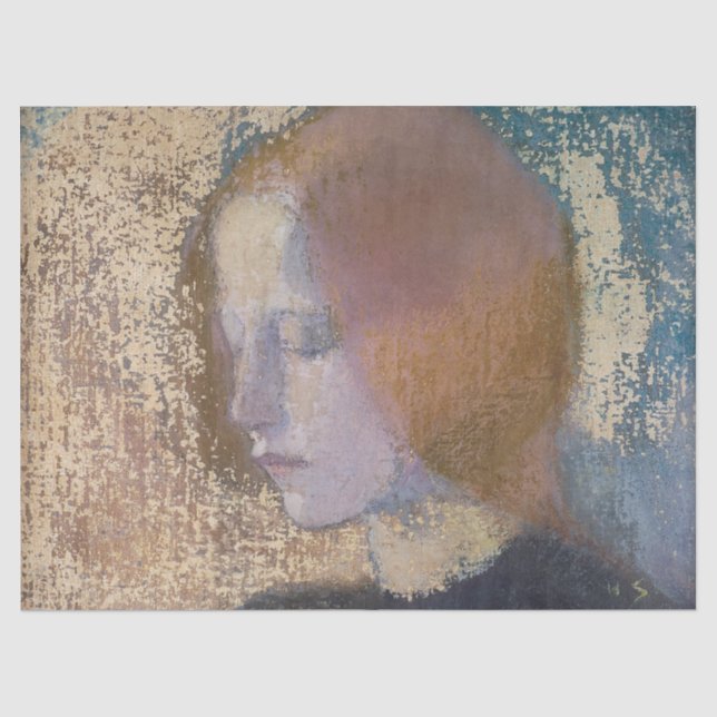 Papel De Seda Fragmento de Helene Schjerfbeck (Anverso)