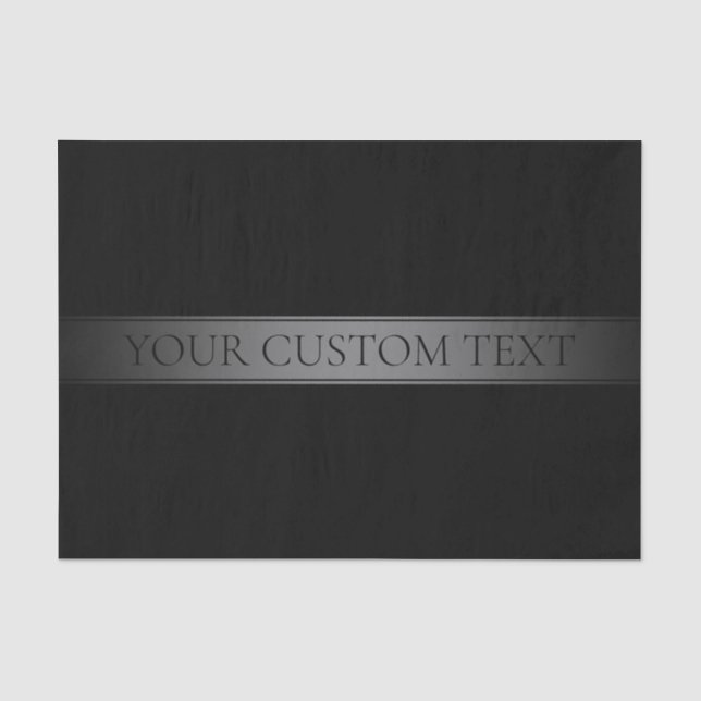 Papel De Seda Franja de gradiente elegante simple editable en co (Anverso)