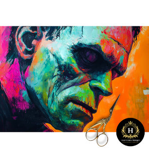 Papel De Seda Frankenstein Monstruo Pop Art Halloween Decoupage