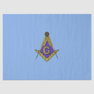 Papel De Seda Freemason (azul)