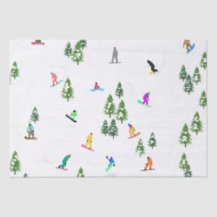Papel De Seda Freeride Snowboard Snowboard Snowboarder