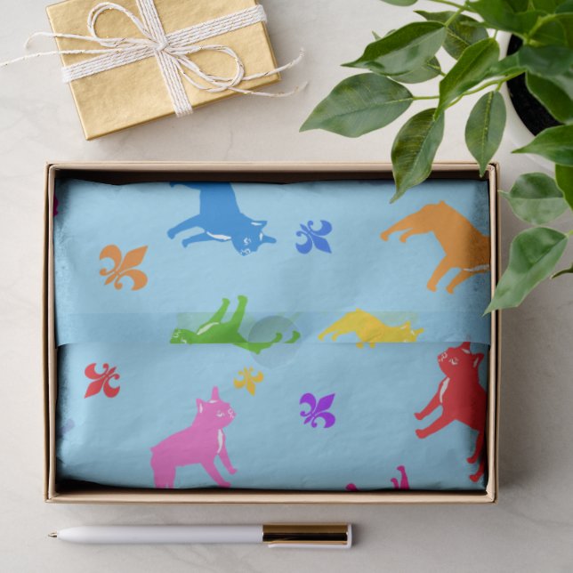 Papel De Seda Frenchie  (Regalo )