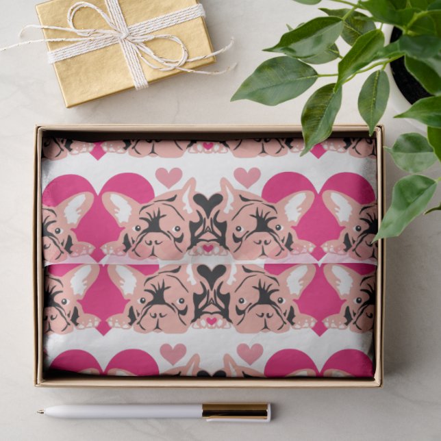 Papel De Seda Frenchie  (Regalo )