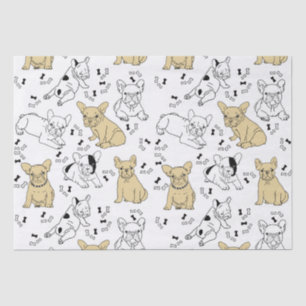 Papel De Seda Frenchie ama a los huesos