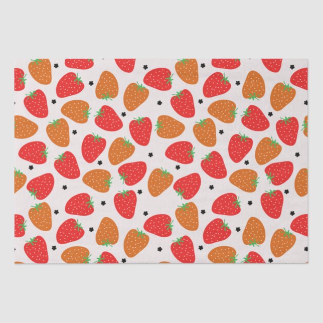 Papel De Seda Fresa dulce (Anverso)